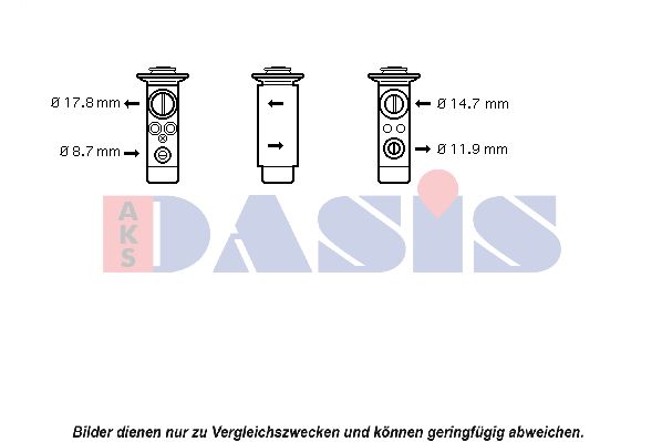 AKS DASIS Расширительный клапан, кондиционер 840153N